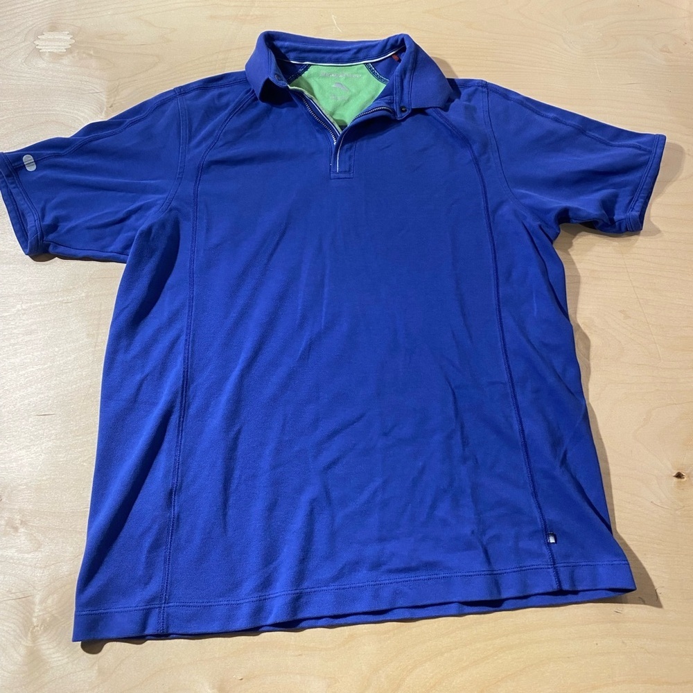 Tommy Bahama Men's Blue Polo Shirt Size Large (GW)